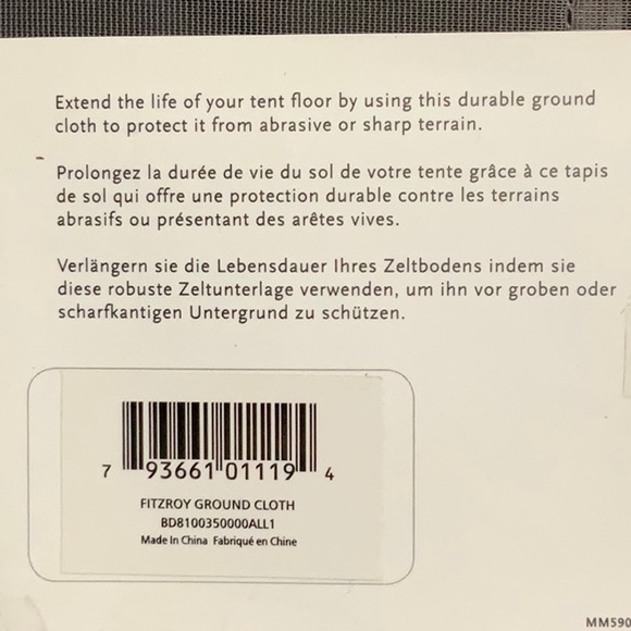 Black Diamond FITZROY GROUNDCLOTH - Picture 4 of 13